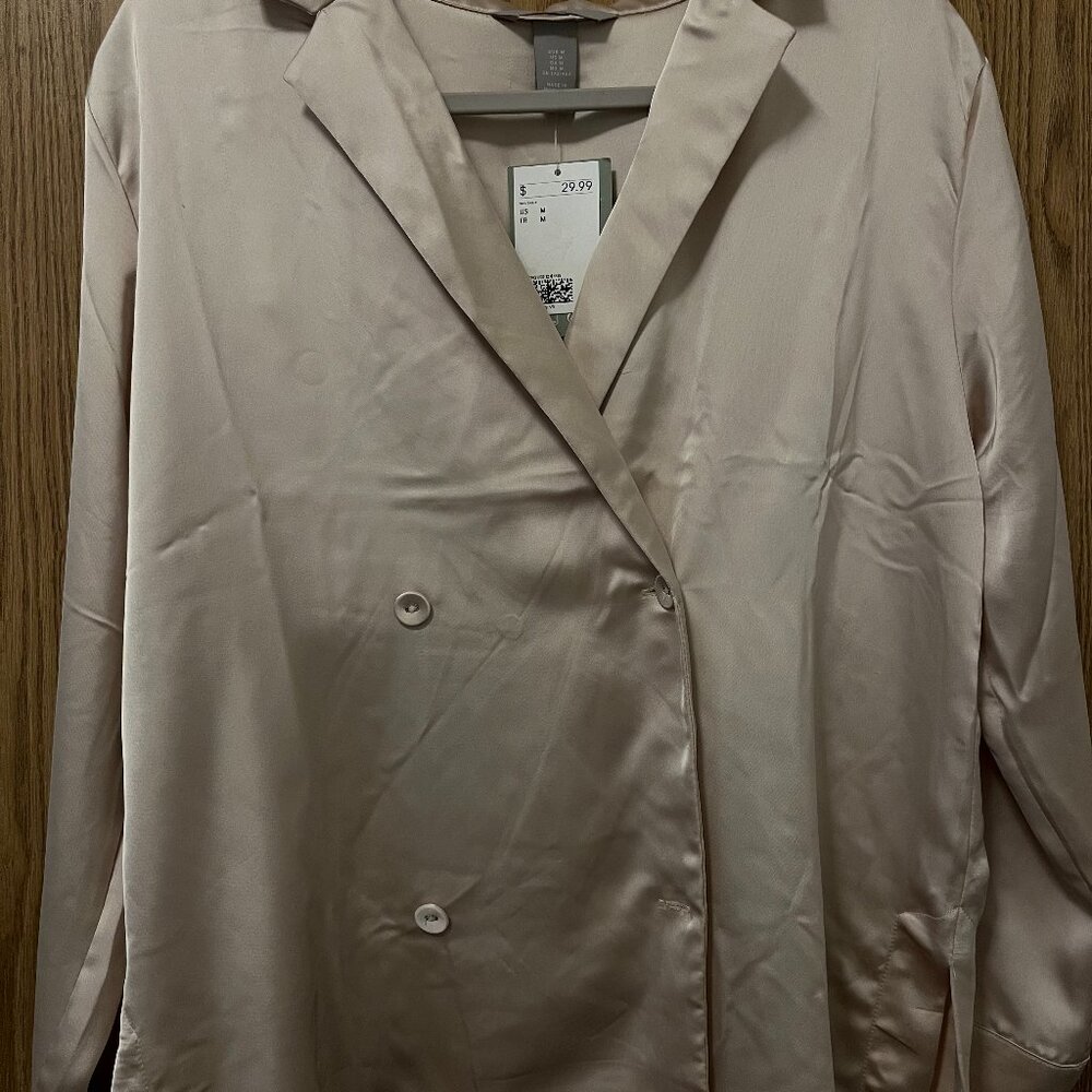 H&M Satin Button Down